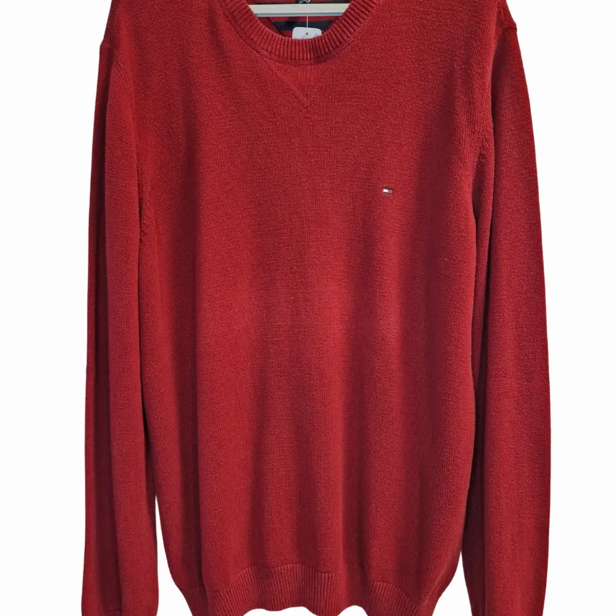 Pull col rond Tommy Hilfiger Rouge