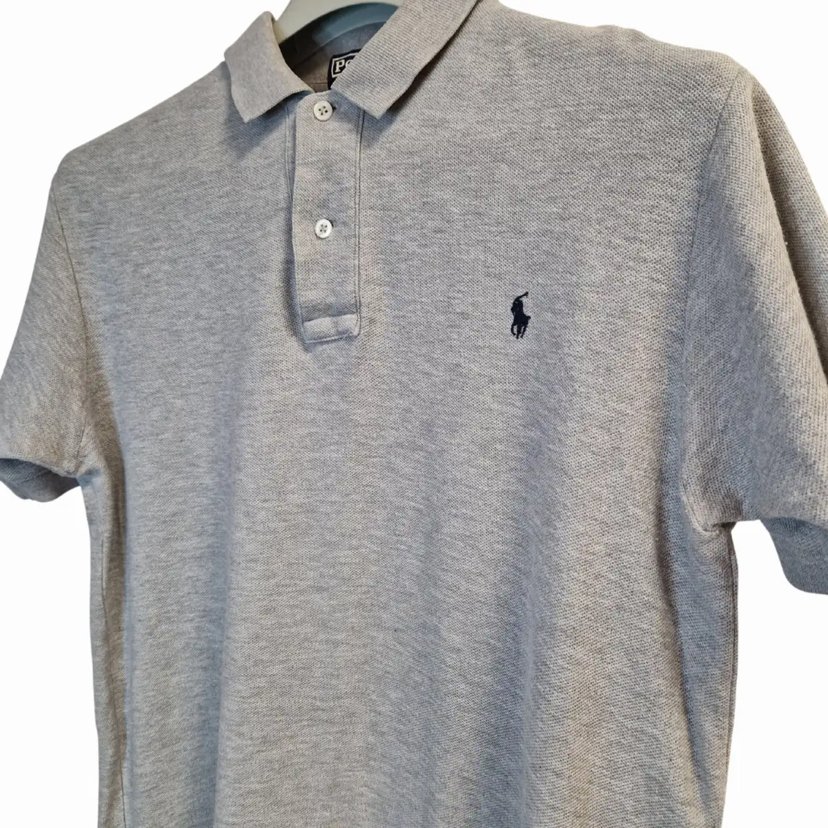 Polo Manche courte Ralph Lauren gris taille L