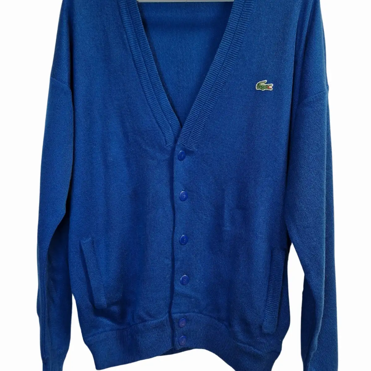 Cardigan Lacoste bleu