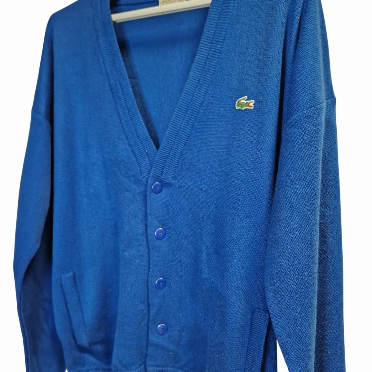 Cardigan Lacoste bleu
