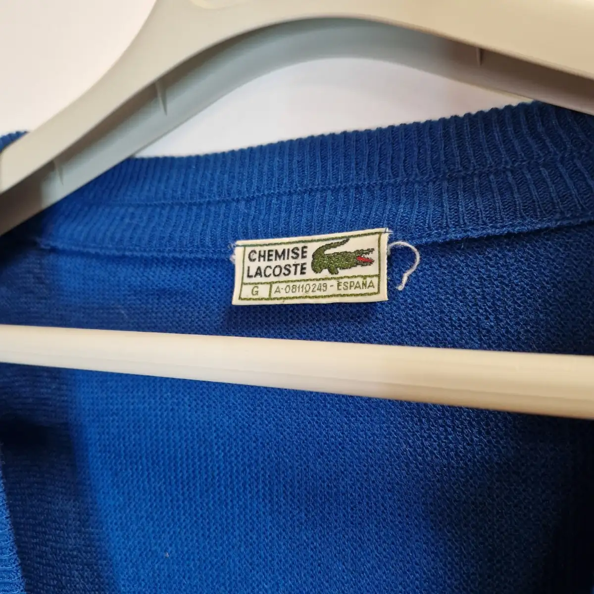 Cardigan Lacoste bleu