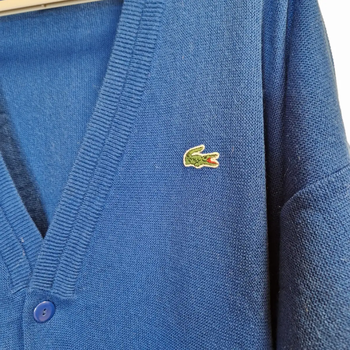 Cardigan Lacoste bleu