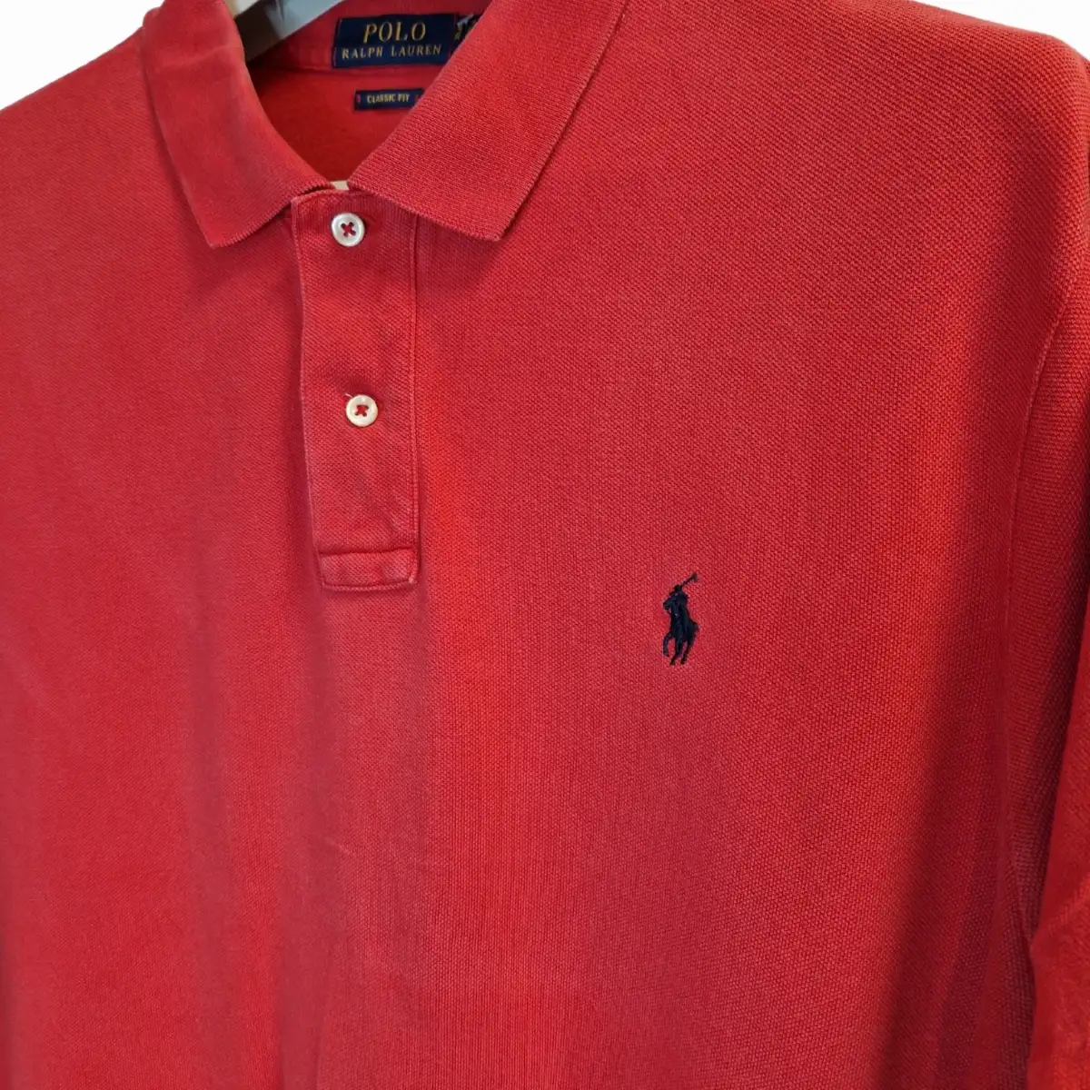Polo Manche courte Ralph Lauren Rouge taille XL