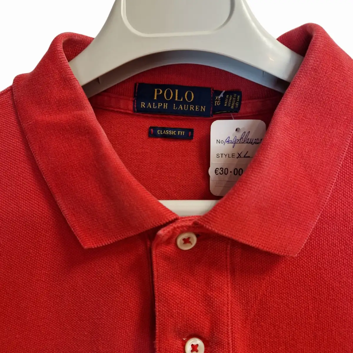Polo Manche courte Ralph Lauren Rouge taille XL