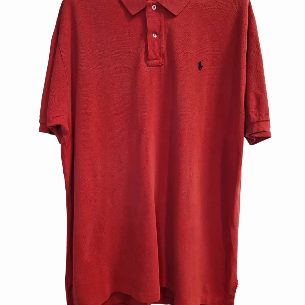Polo Manche Courte Ralph Lauren Rouge 2XL