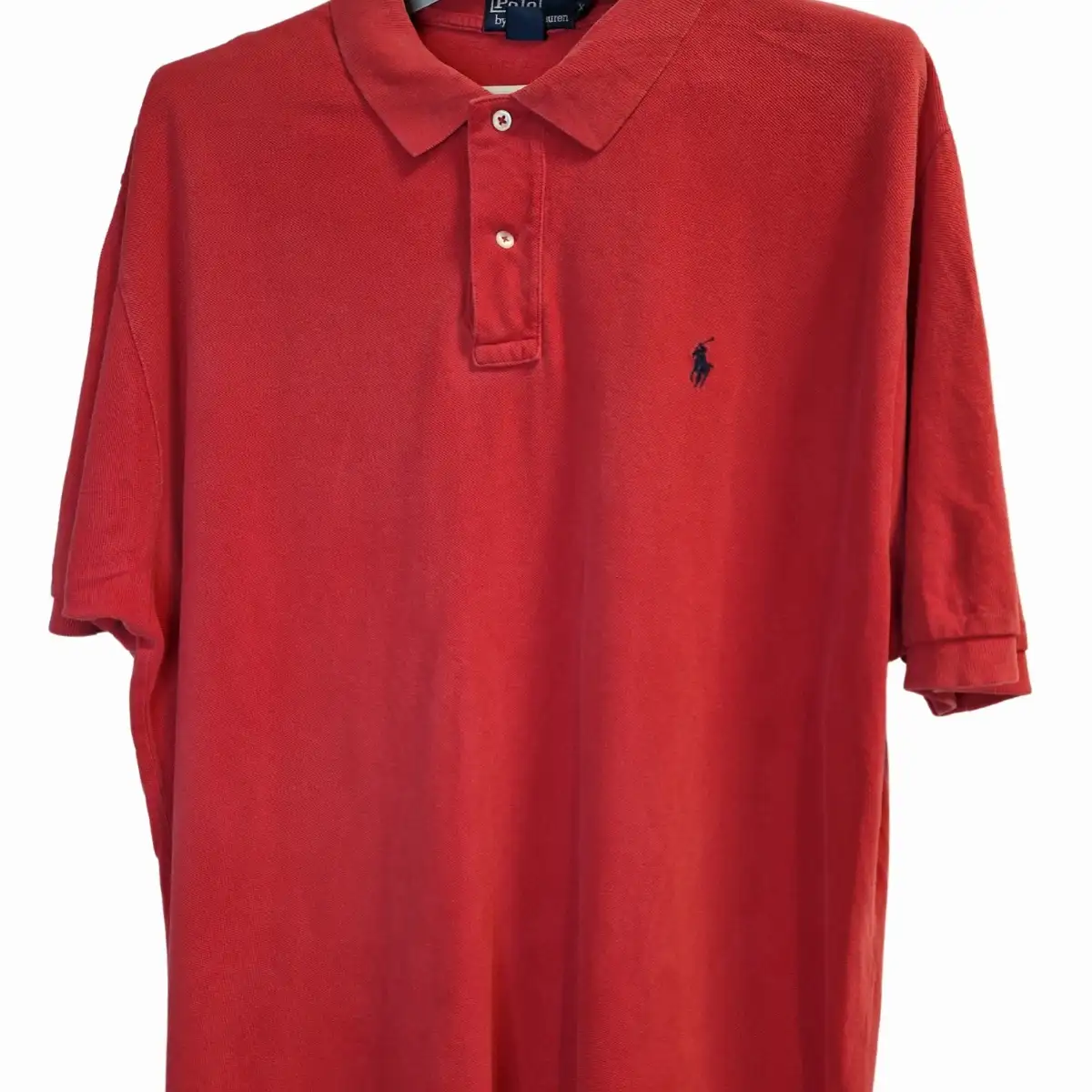 Polo Manche Courte Ralph Lauren Rouge 2XL
