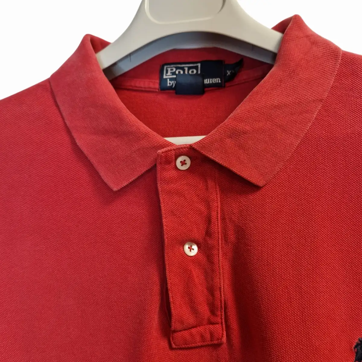 Polo Manche Courte Ralph Lauren Rouge 2XL