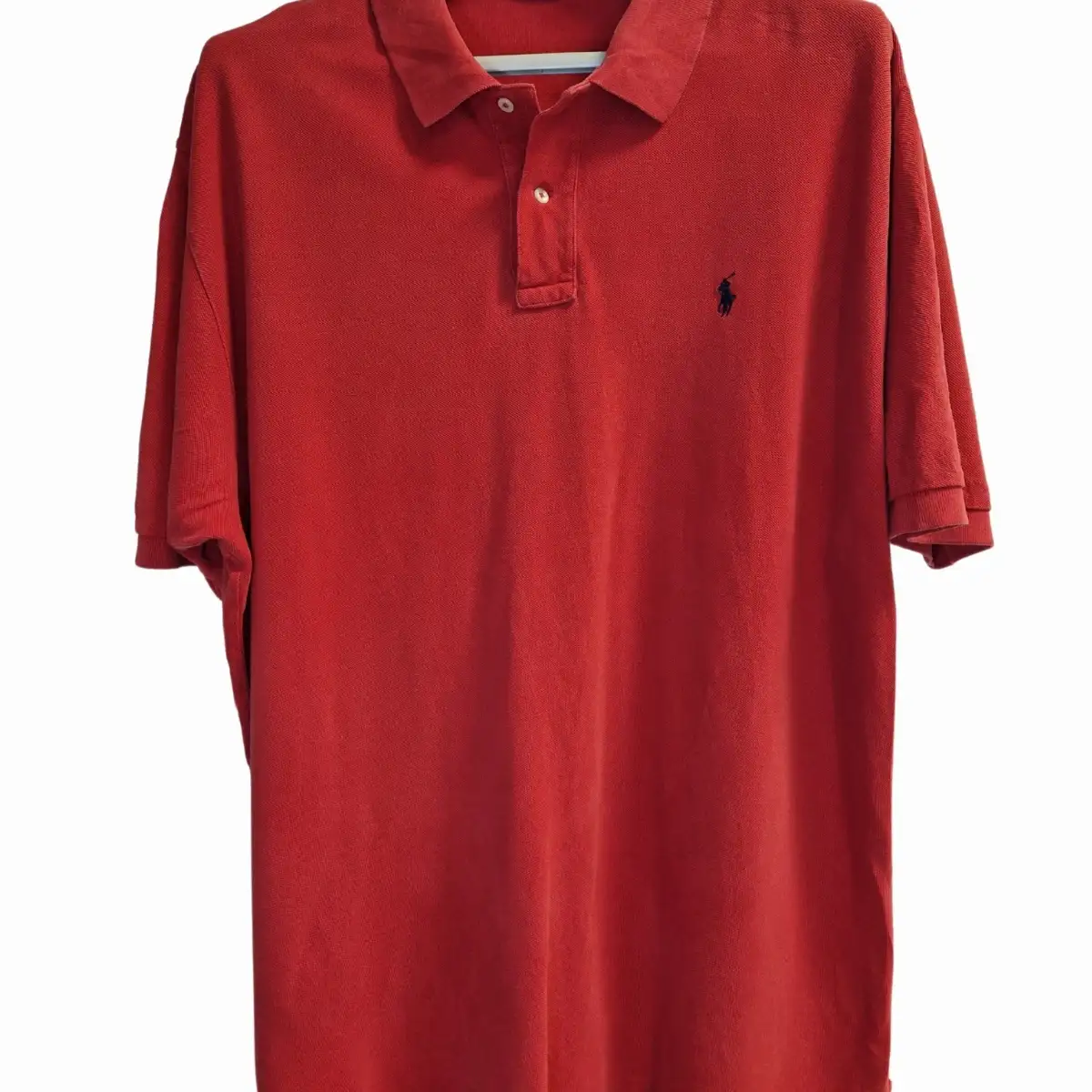 Polo Manche Courte Ralph Lauren Rouge 2XL