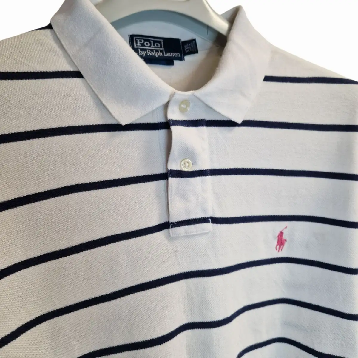 Polo Manche Courte Ralph Lauren Rayures XXL