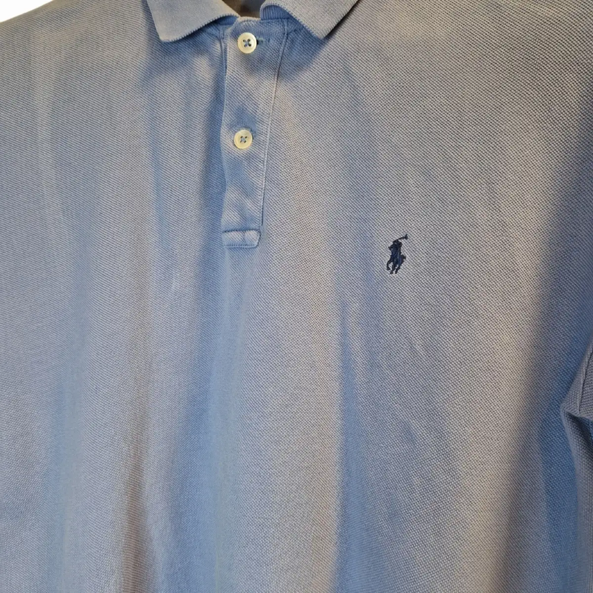 Polo Manche Courte Ralph Lauren Bleu taille M