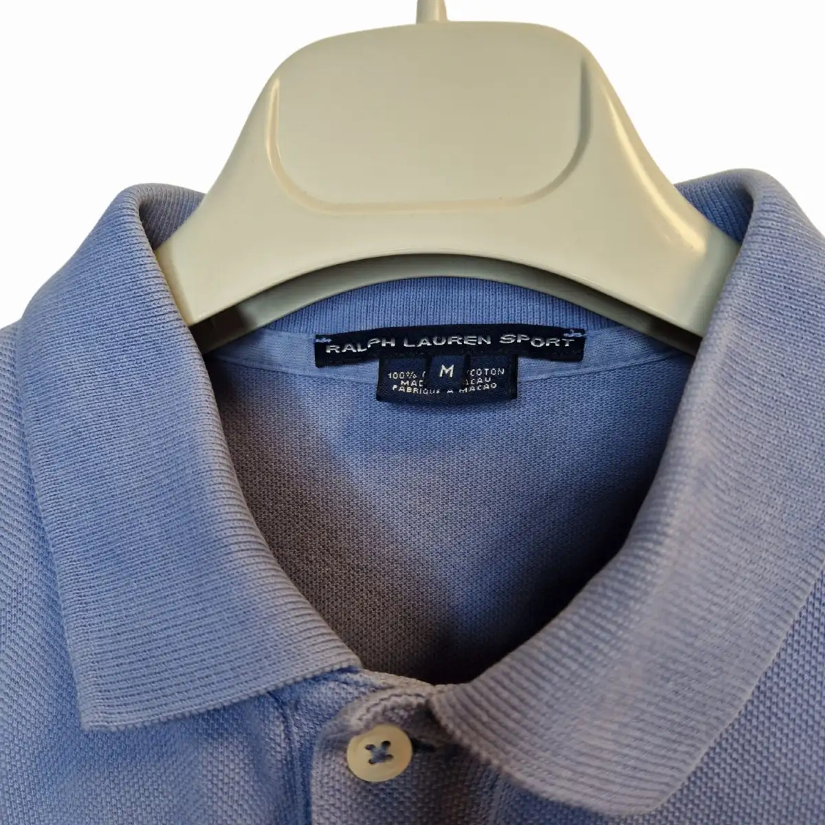 Polo Manche Courte Ralph Lauren Bleu taille M
