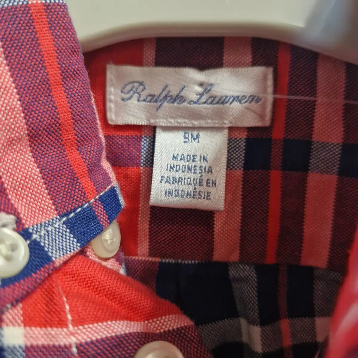 Chemise Ralph Lauren - 9 MOIS
