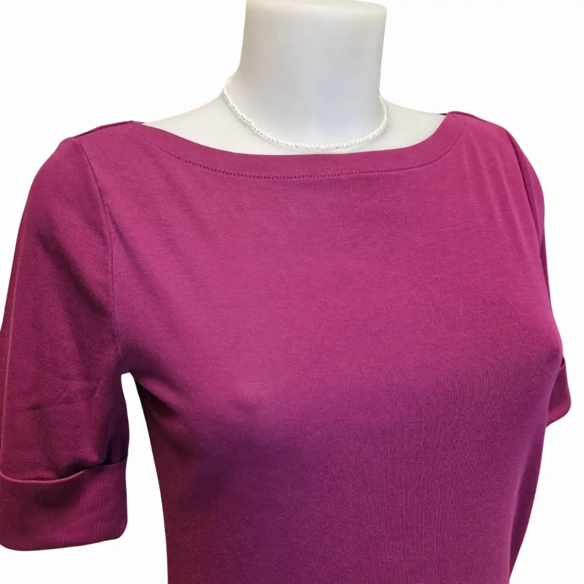 Tee-shirt Ralph Lauren - Taille S - STRETCH COTTON BOATNECK