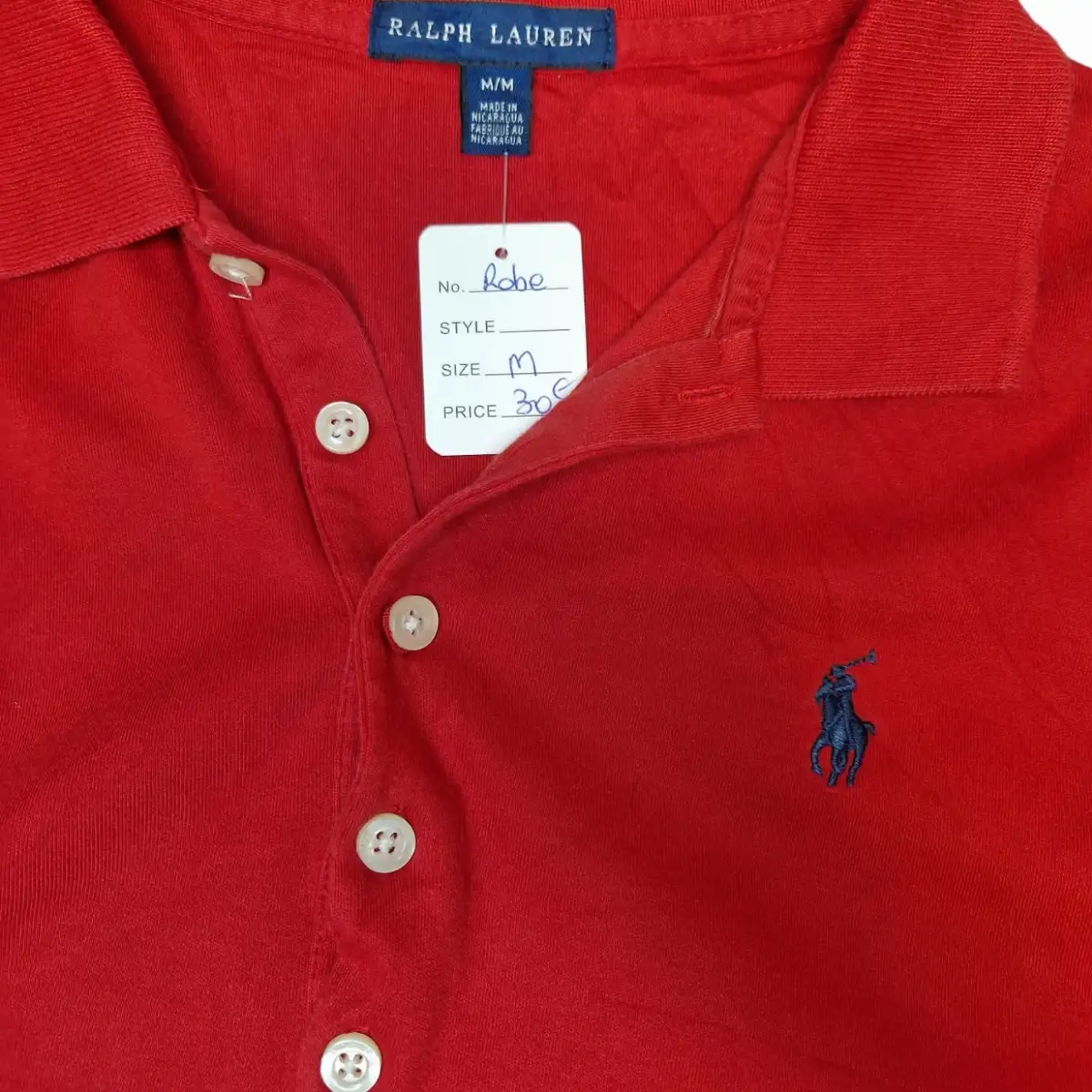 Robe Polo Ralph Lauren Rouge taille M