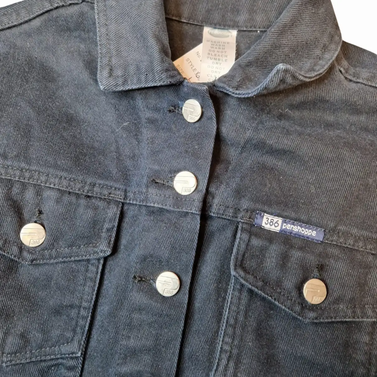 Veste en jeans noir - taille S
