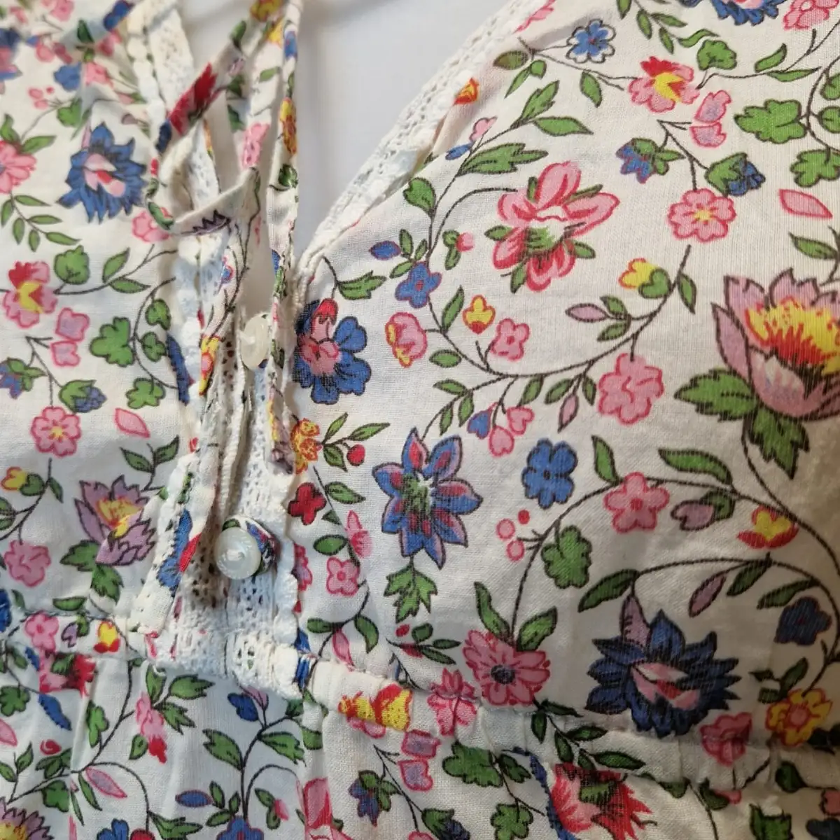 Haut fleurie Ralph Lauren taille S