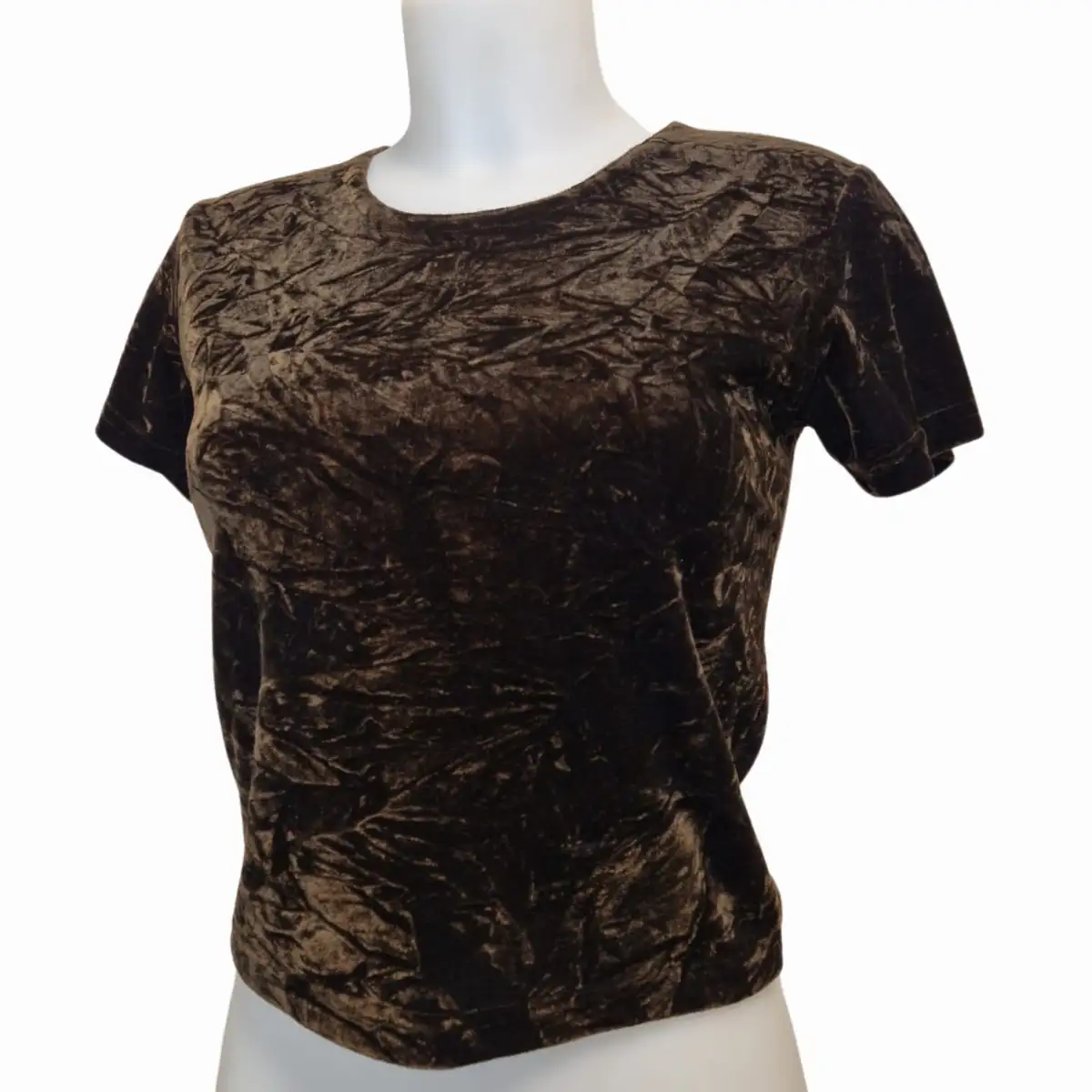 Crop Top en velours - Vintage - Taille L