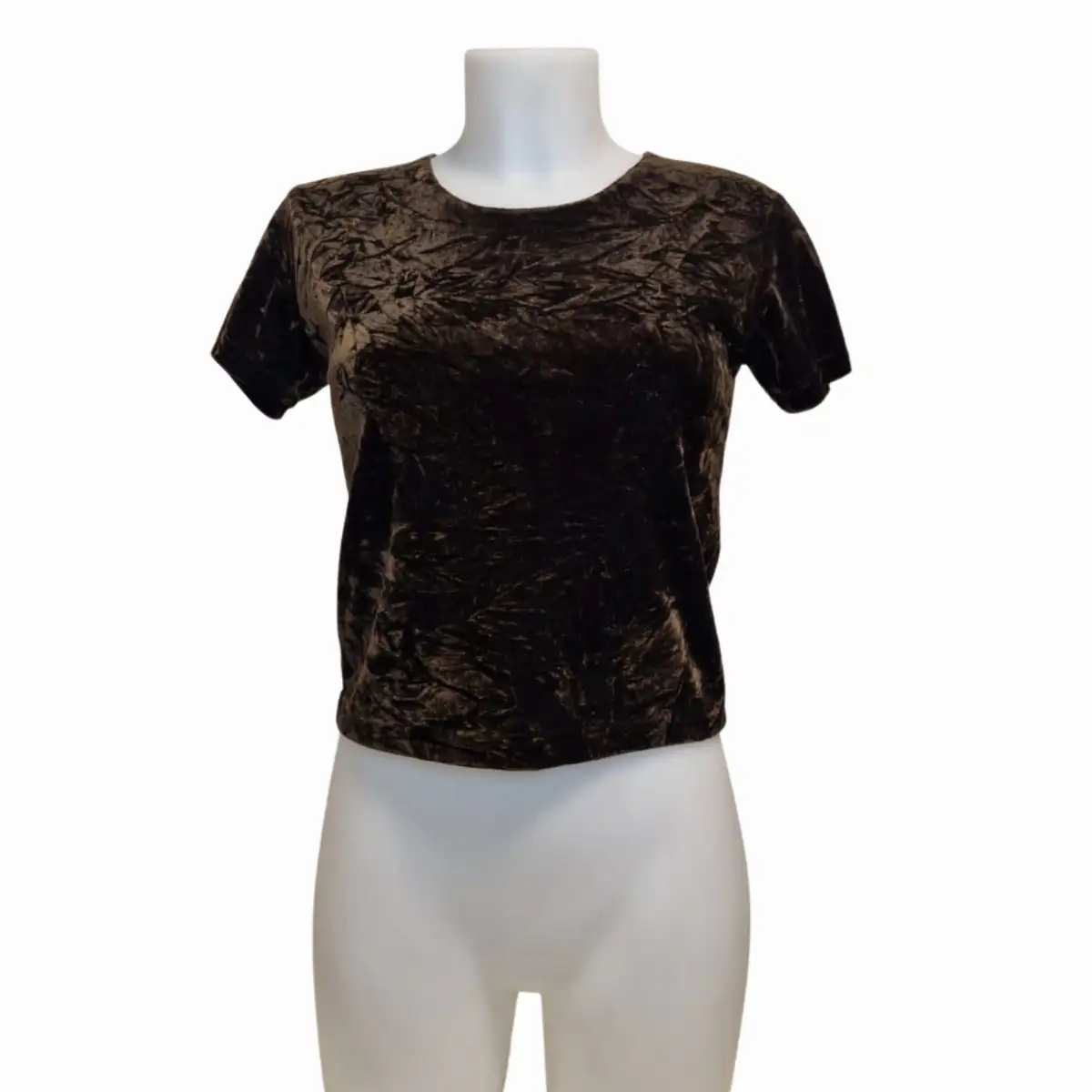 Crop Top en velours - Vintage - Taille L