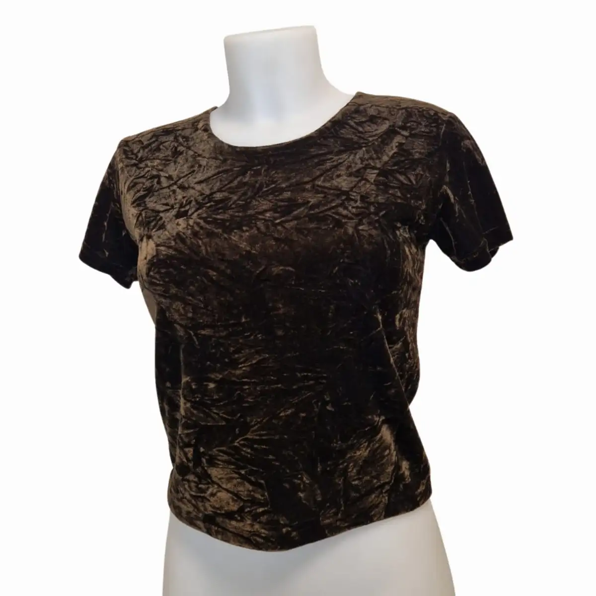 Crop Top en velours - Vintage - Taille L