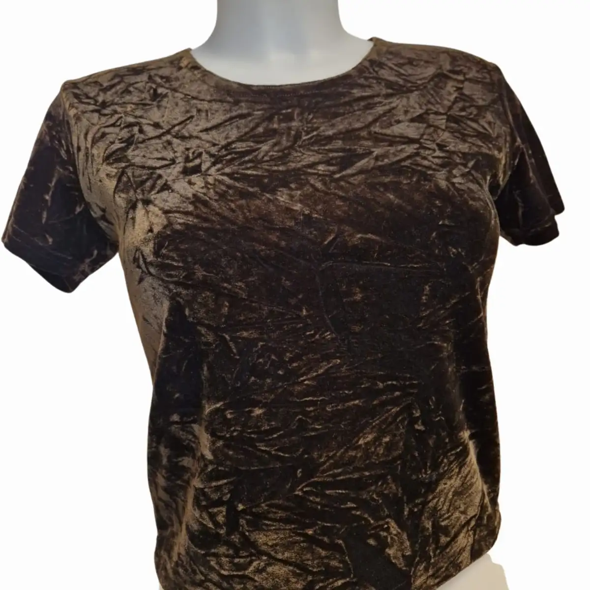 Crop Top en velours - Vintage - Taille L